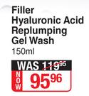 L'Oreal Paris Filler Hyaluronic Acid Replumping Gel Wash-150ml