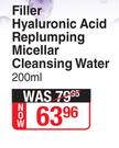 L'Oreal Paris Filler Hyaluronic Acid Replumping Micellar Cleansing Water-200ml