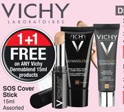 Vichy SOS Cover Stick (Assorted Shades)-15ml Each