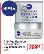 Nivea Anti Age Hyaluron Cellular Filler Day Cream SPF15-50ml 