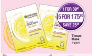 Garnier Tissue Mask-For 5 x 1 Pack