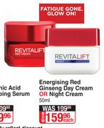Revita Lift Energising Red Ginseng Day Cream Or Night Cream-50ml Each