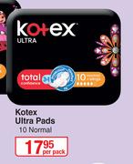 Kotex Ultra Pads (10 Normal)-Per Pack