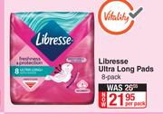 Libresse Ultra Long Pads-8 Per Pack