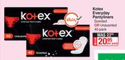 Kotex Everyday Pantyliners-40 Per Pack