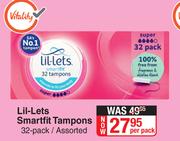 Lil-Lets Smartfit Tampons (Assorted)-32 Per Pack