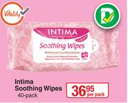 Intima Soothing Wipes-40 Per Pack