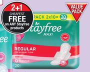Stayfree Maxi Pads Value Pack-Per Pack
