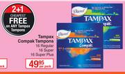 Tampax Compak Tampons-Per Pack