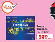 Tampax Tampons (Regular)-20 Per Pack