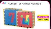 Number Or Animal Playmats