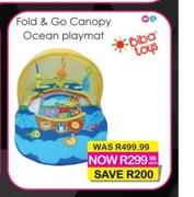 Biba Toys Fold & Go Canopy Ocean Playmat
