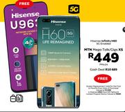 Hisense Infinity H60 5G Enabled-On MTN Mega Talk/Gigs XS