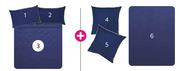 Elliot 6 Piece Quilt Set (Three Quarter)