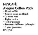 Nesacafe Alegria Coffee Pack A510