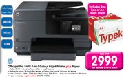 HP Officejet Pro 8610 4 In 1 Colour Inkjet Printer Plus paper 8610