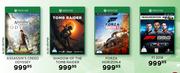Xbox One's Assassin's Creed Odyssey, Shadow Of the Tomb Raider, Forza Horizon 4, F1 2018-Each