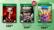 Xbox One's Tekken7, Call Of Duty World War II, Spyro Reignited Trilogy-Each