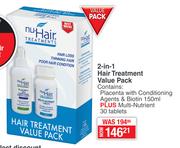 Nu Hair Treatments 2 In 1 Hair Treatment Value Pack