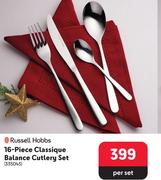 Russell Hobbs 16-Piece Classique Balance Cutlery Set 335043-Per Set 