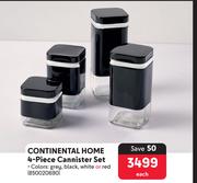 Continental Home 4-Piece Cannister Set 850020690