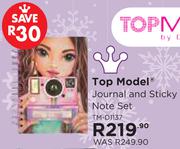 Top Model Journal And Sticky Note Set TM-D1137