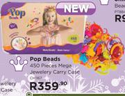 Pop Beads 450 Pieces Mega Jewelry Carry Case CH1167