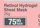 Skin Public Retinol Hydrogel Sheet Mask-25g Each