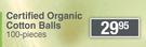 Softi Certified Organic Cotton Balls 100 Pieces