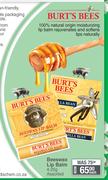 Burt's Bees Beeswax Lip Balm-4.25g Each