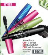 Palladio Aqua Force Or 4D Boost Or Curls Rule Or Lash Obsessed Mascara Assorted-Each