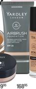 Yardley 16H Airbrush Foundation SPF 25