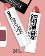 Passion Pro Moisturiser Surge/Velvet Matte Lipstick-Each