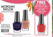 Morgan Taylor Professional Nail Lacquer Assorted Colours-Each