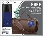 Coty Gravity Cologne Spray-100ml
