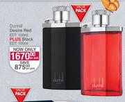 Dunhill Desire Red EDT 100ml Plus Black EDT 100ml-Per Pack