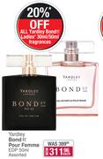 Yardley Bond ST Pour Femme EDP  Assorted-50ml Each