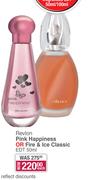 Revlon Pink Happiness Or Fire & Ice Classic EDT-50ml Each