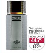 Ted Lapidus Pour Homme EDT-100ml