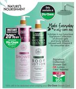 Nature's Nourishment Signature Collection Shower Gel Or Lotion Assorted-1Ltr Each