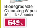 Nivea Daily Essential Biodegradable Cleansing Wipes Assorted-40 Pack Each