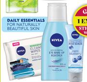Nivea Daily Essential Biodegradable Cleansing Wipes Assorted-40 Pack Each