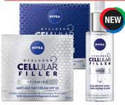 Nivea Hyaluron Cellular Filler Hyaluronic Acid + Hydra Elixir Serum-30ml Each