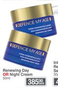 Bionike Defence My Age Renewing Day Or Night Cream-50ml Each