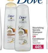 Dove Nourishing Secrets Shampoo 250ml Or Conditioner 200ml-Each