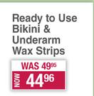 HairGo Ready To Use Bikini & Underarm Wax Strips