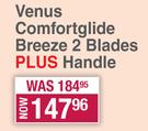 Gillette Venus Comfortglide Breeze 2 Blades + Handle