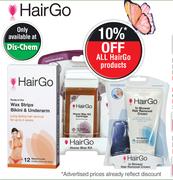 HairGo Ready To Use Bikini & Underarm Wax Strips