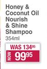African Pride Honey & Coconut Oil Nourish & Shine Shampoo-354ml 