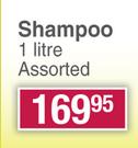 Pantene Shampoo (Assorted)-1 Litre